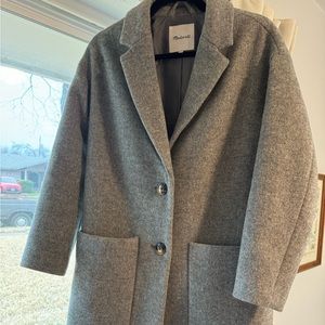 Madewell Long Wool Coat